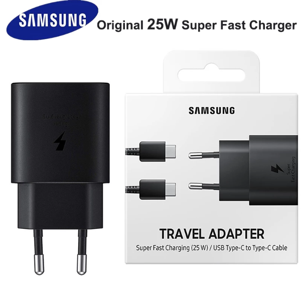 SAMSUNG - Chargeur ultra rapide 25W (câble inclus)